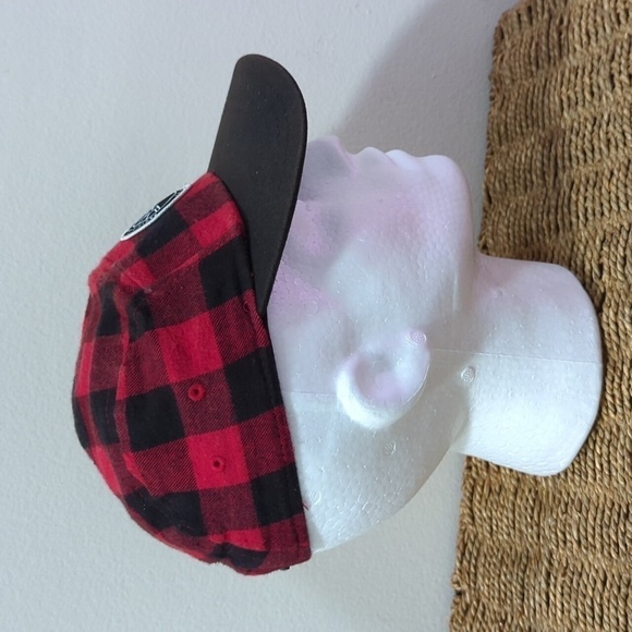 Pacific Surf Company Adult Buffalo Plaid Snap Back Cap - OS - Picture 5 of 10